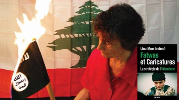 LMN burning ISIS flag from Peroncel Hugoz article